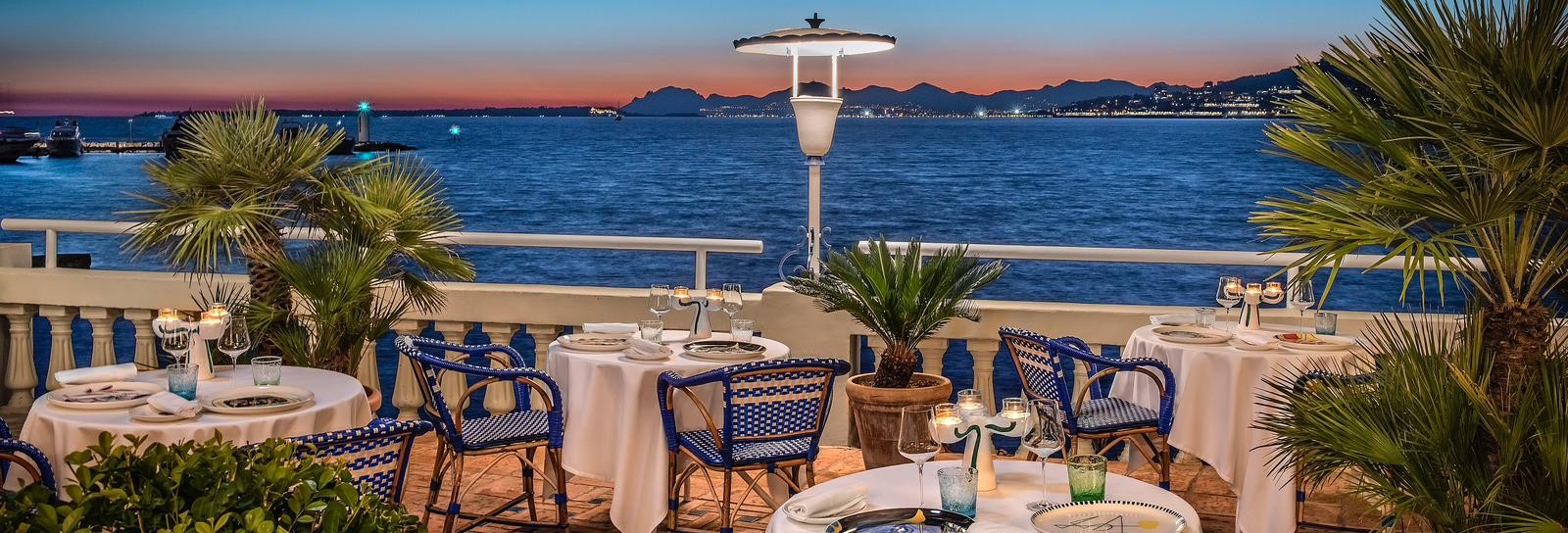 Restaurant at the Hotel Belles Rives