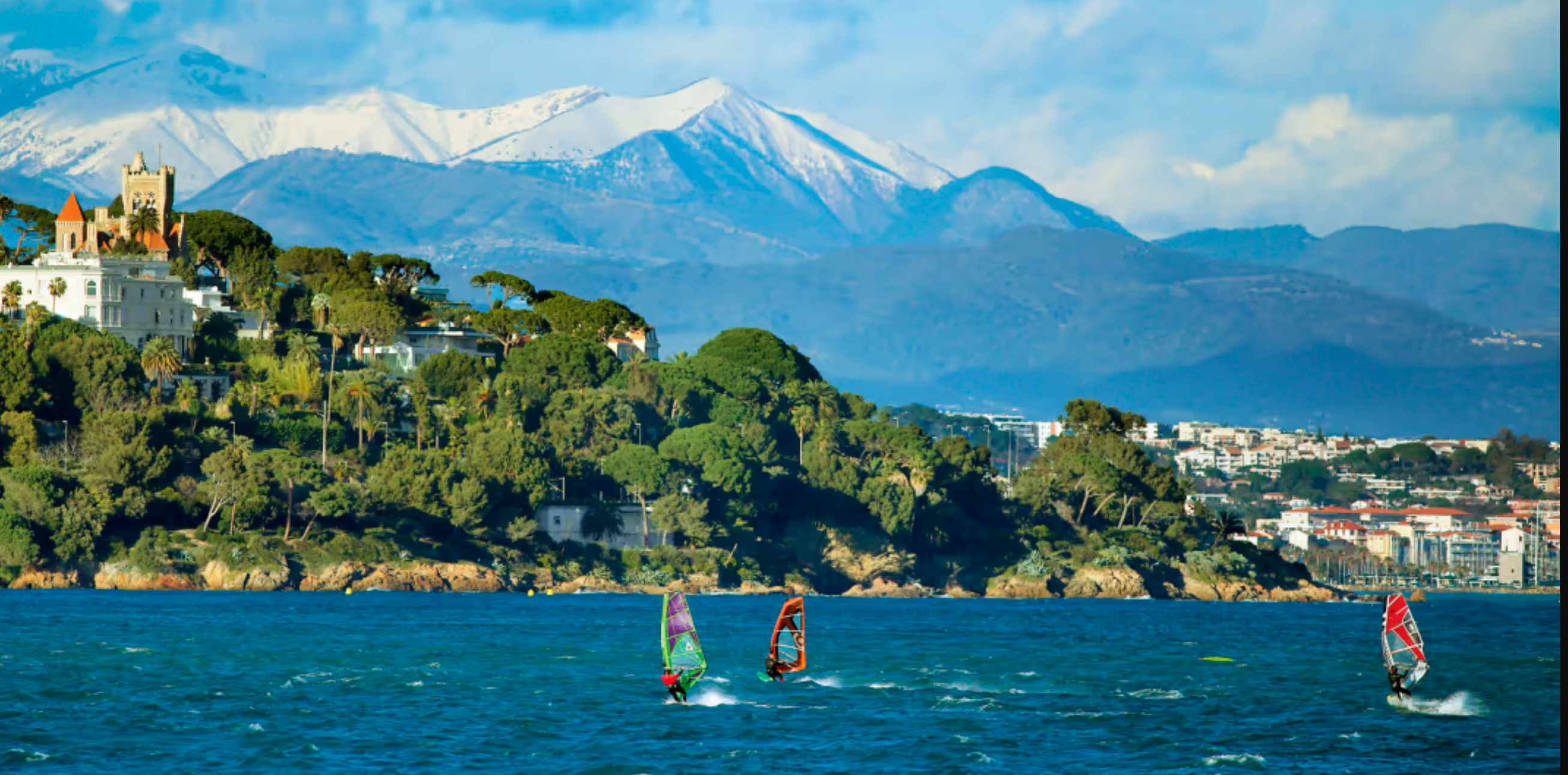 Windsurfing near St Tropez